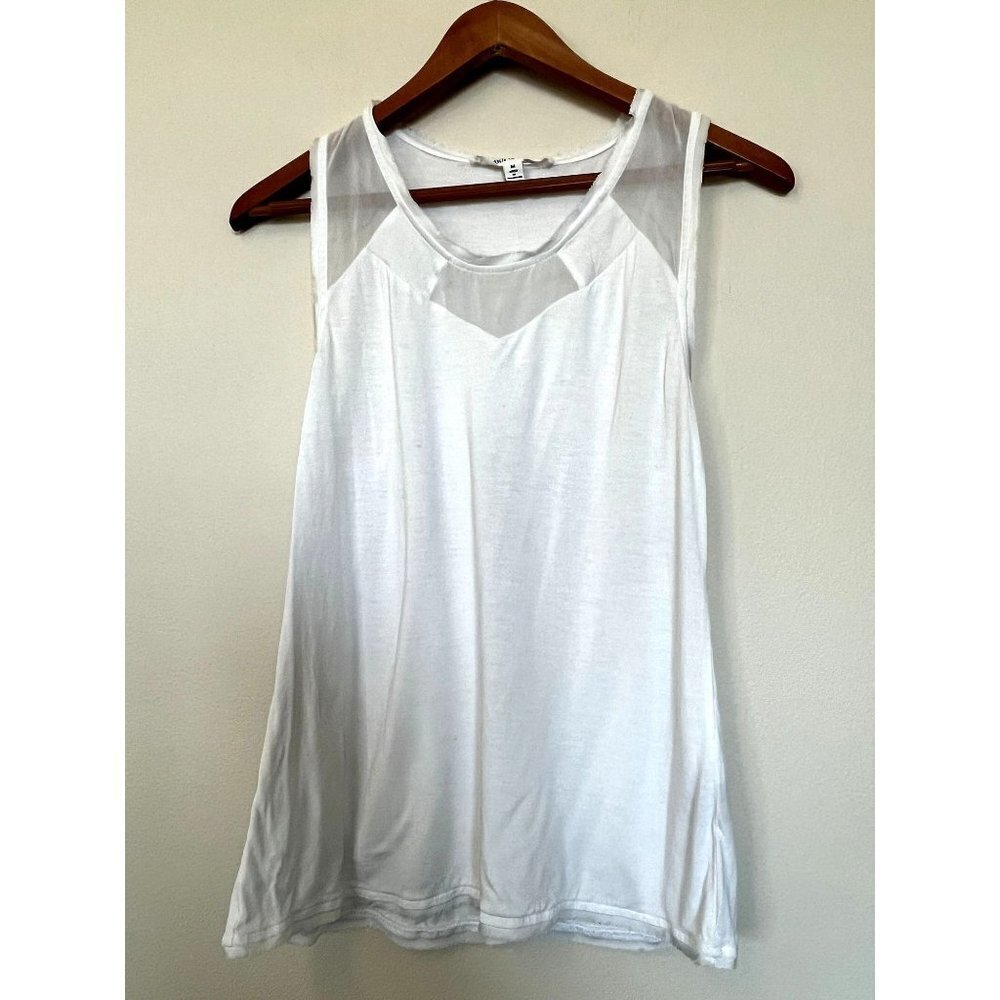 Robbi & Nikki Sleeveless White Blouse M